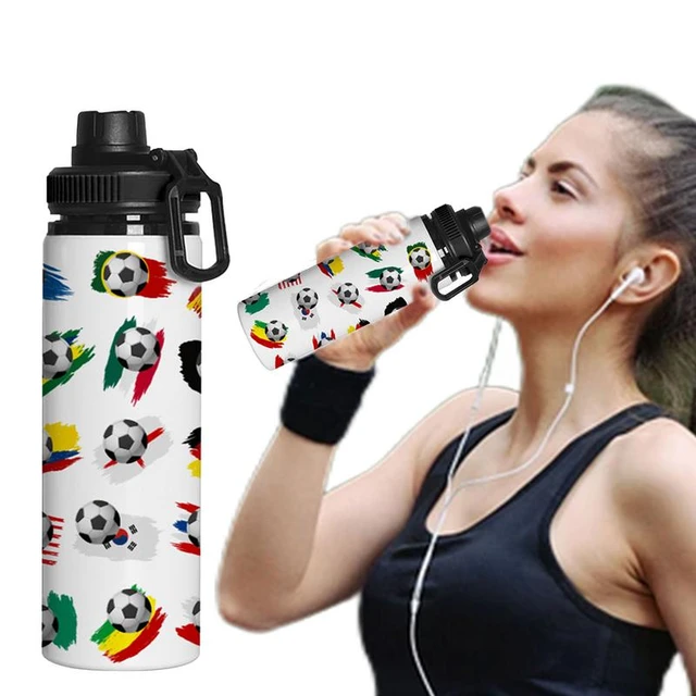 4 Botella Agua Deportiva Gimnasio Reutilizable Hombre Mujer