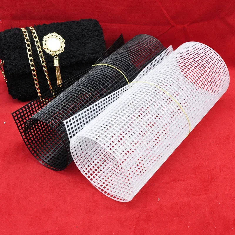 Handmade accessories Freely Cut DIY Plastic Mesh Handmade Crochet Bag Blanket Template Weaving Accessories Support Skeleton Embroidery Wall Painting