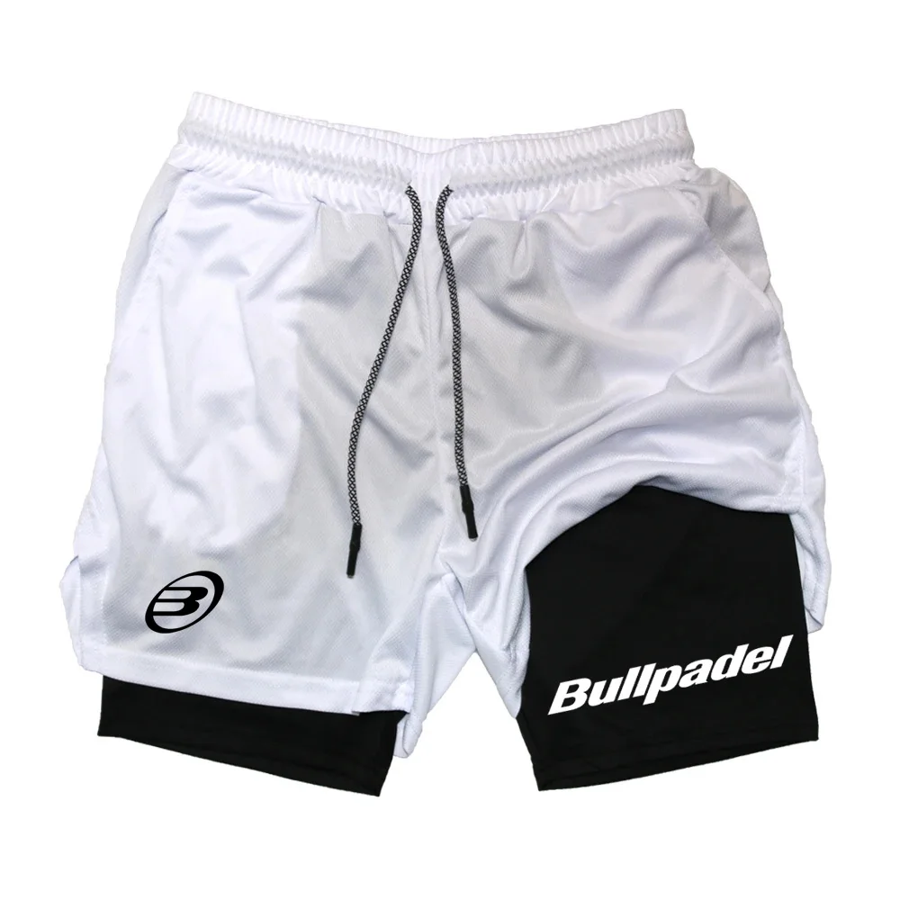 Men's Breathable Padel Sports Shorts, Badminton Tennis Shorts, Outdoor Running Sportswear, Quick Dry, Summer, New 3