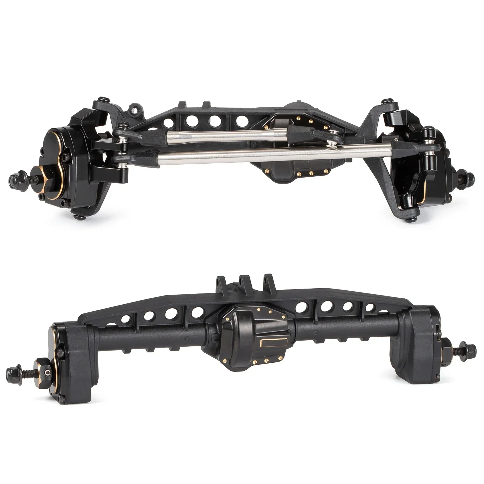 Axial AR45ポータル Completely Assembled AR45 Portal Axle and Brass Knuckle