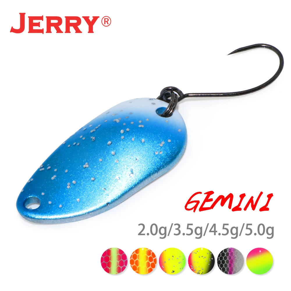 JerryGeminiMicroFishingSpoonsAreaTroutWobbler1pc2g35g45g