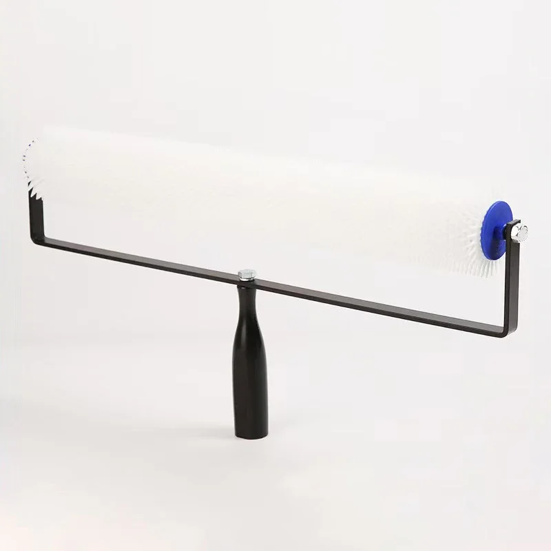 20 بوصة الايبوكسي الطابق البناء إزالة الرغوة وإبرة اللكم وانكماش طبل فرشاة التسوية الذاتية الاسمنت أداة خاصة