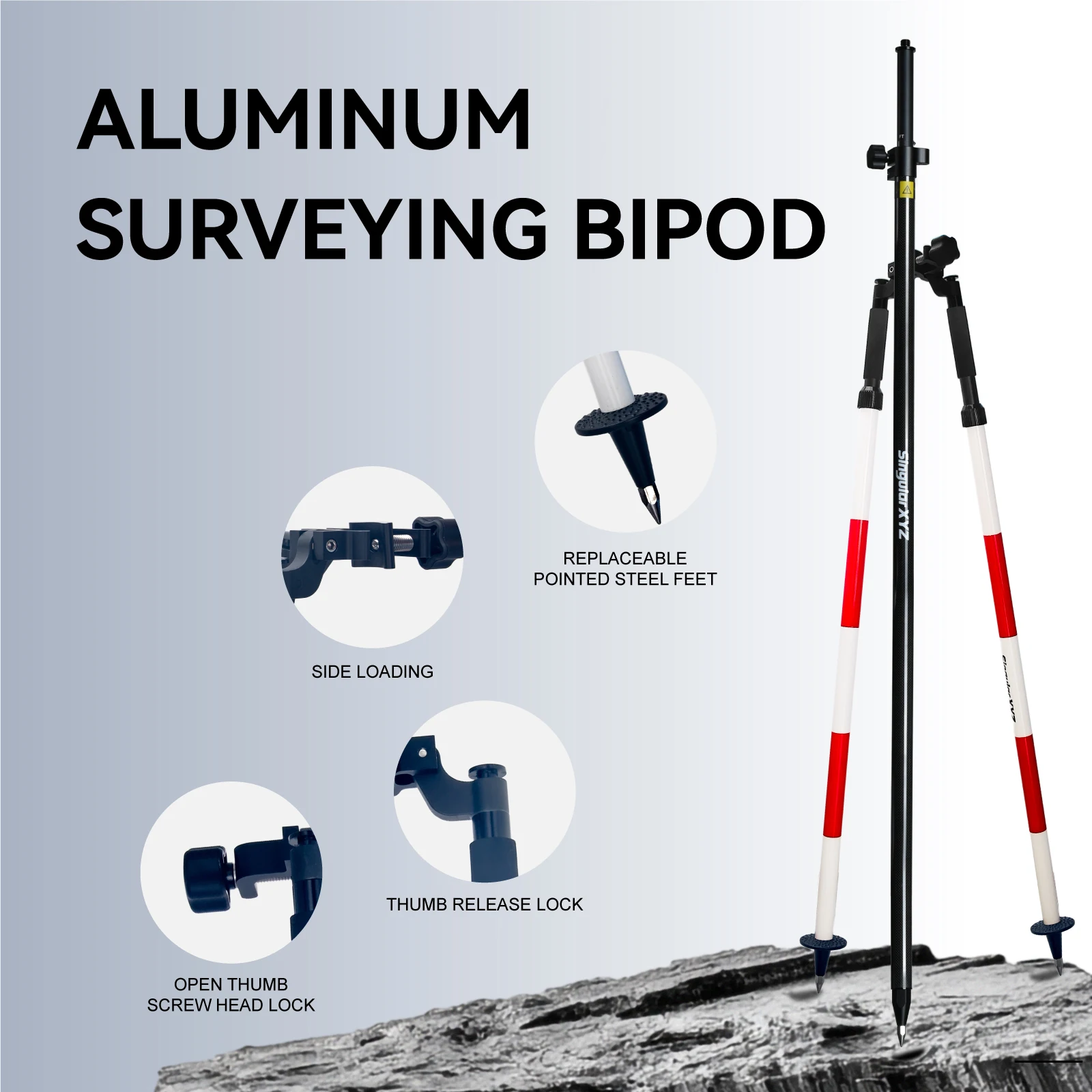 SingularXYZ Bipod Ultra Stable Aluminum Foldable Design Lightweight Accessories