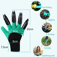 Gardening Gloves With Claws Breathable Waterproof Working Digging Planting Sting-Resistant Non-slip Protective Latex Gloves 2