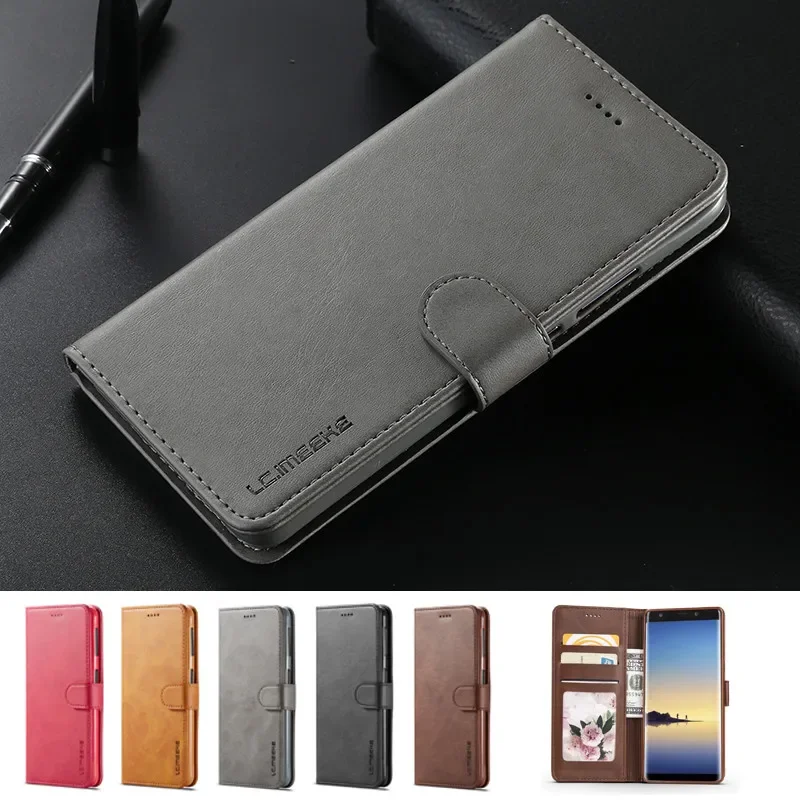 

Case For Samsung Galaxy S21 Plus Case Leather Flip Cover Samsung Galaxy S21 Ultra Phone Coque For Samsung S23 S22 S20 FE S10 S9