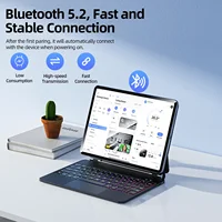 GOOJODOQ Magic Keyboard Case for iPad Pro 11 M4 iPad Air 4/5/6 Smart Pogo Pin Bluetooth 5.2 Multi-Touch Trackpad Keyboard 2