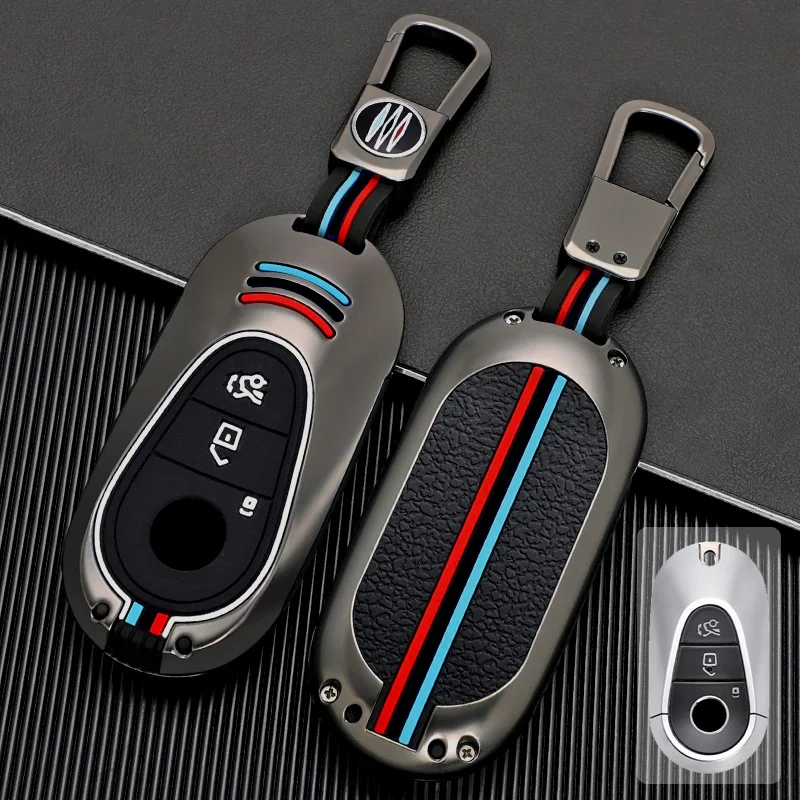 

Zinc Alloy +Silicone Car Key Case Cover For Mercedes Benz C S Class W206 W223 S350 C260 C300 S400 S450 S500 2022 2023 2024