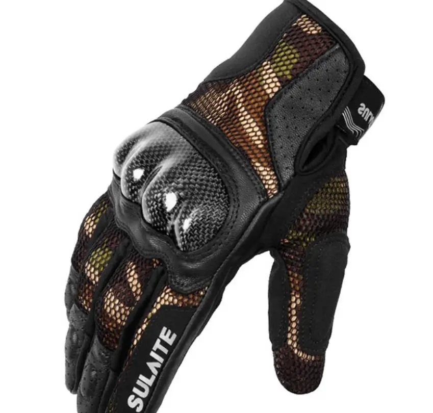 

cycling leather gloves, breathable, touch screem