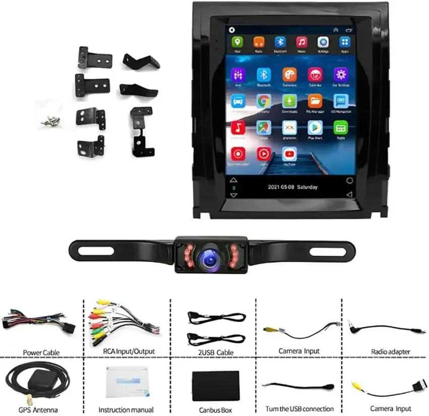 Android Car Navigation System with CarPlay and Android Auto