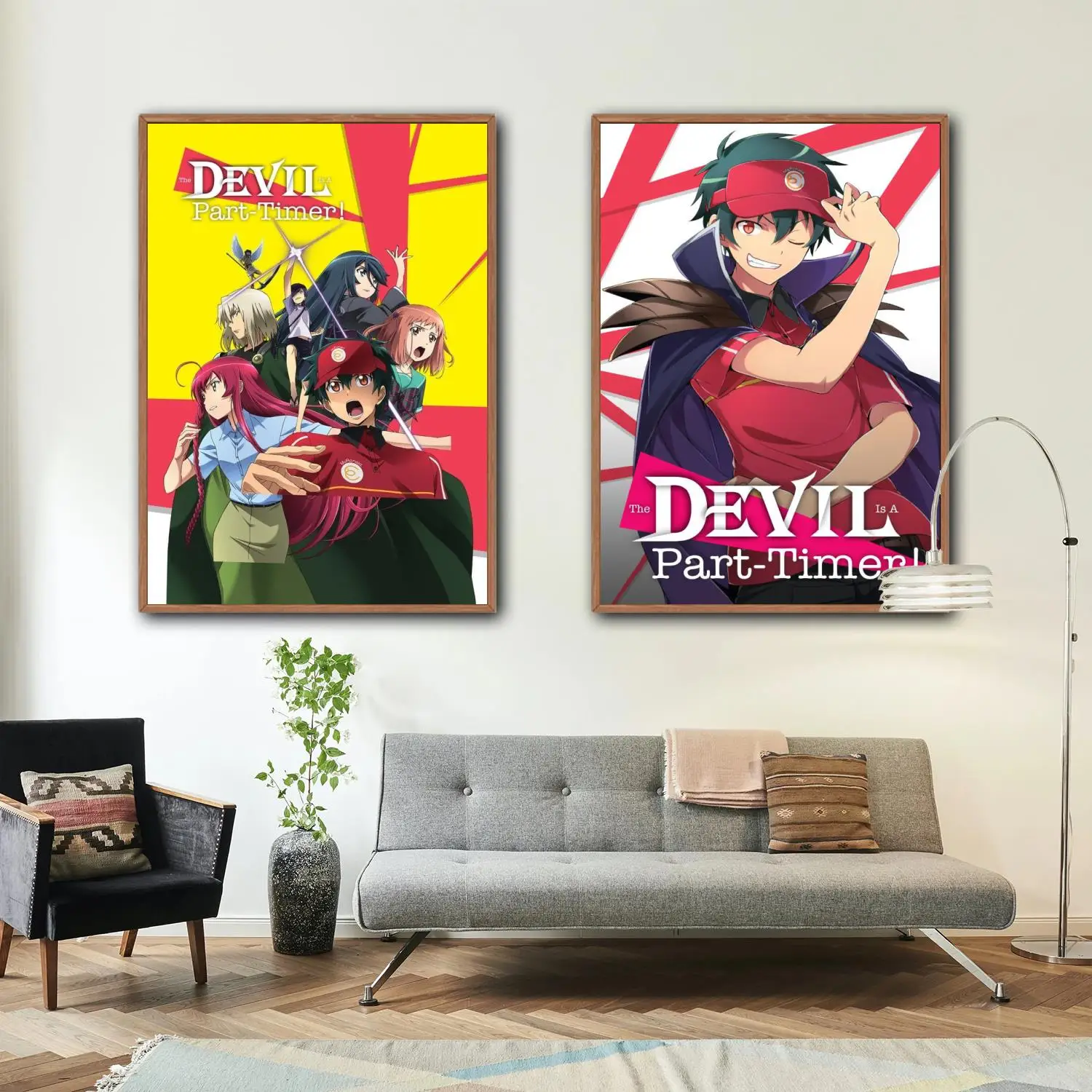 

hataraku maou sama Poster Painting Canvas Prints 24x36 poster Bedroom Large home decor Wall Art Picture canvas wall