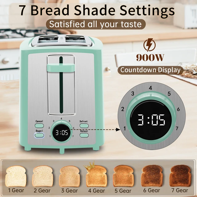2-Slice LCD Toaster 4