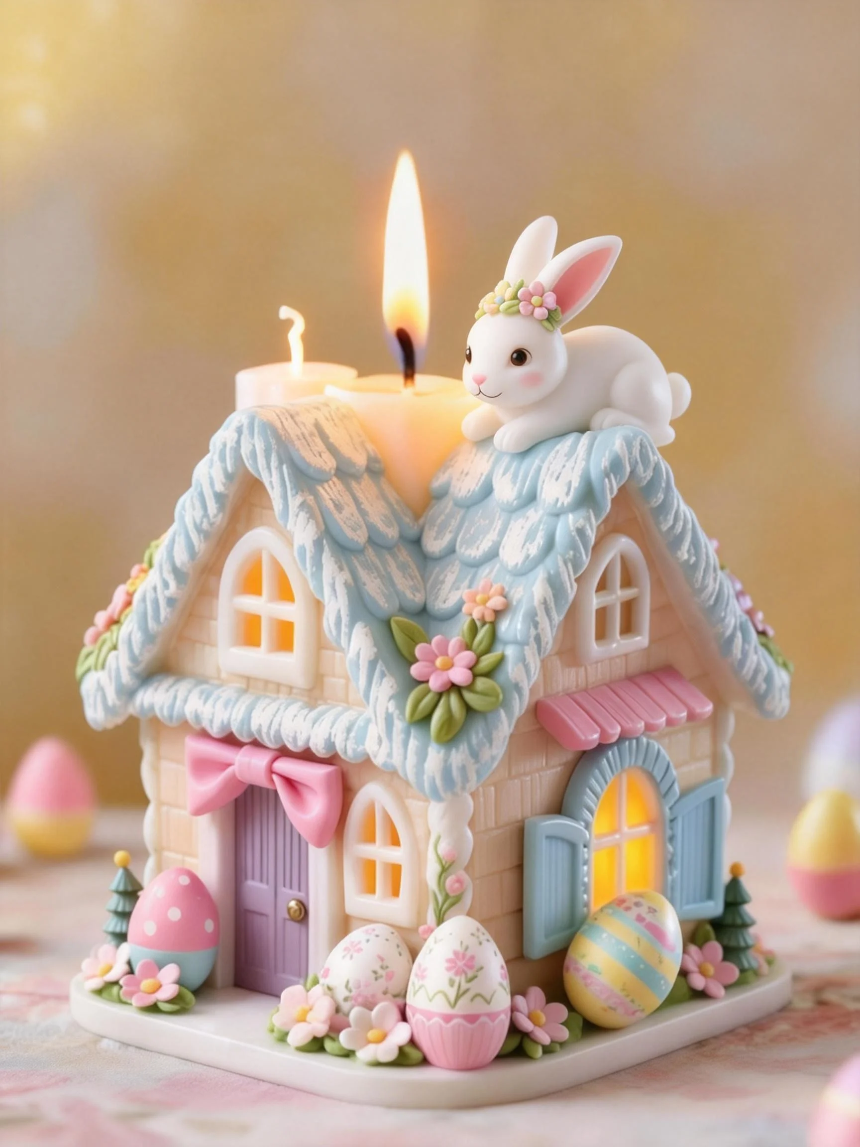 Storybook Cottage Candle Mold 5