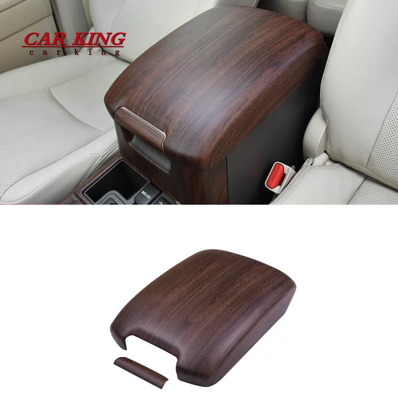

For Toyota Land Cruiser Prado 150 inner decoration car armrest box cover accessories storage trim parts interior 2018 2019 2020