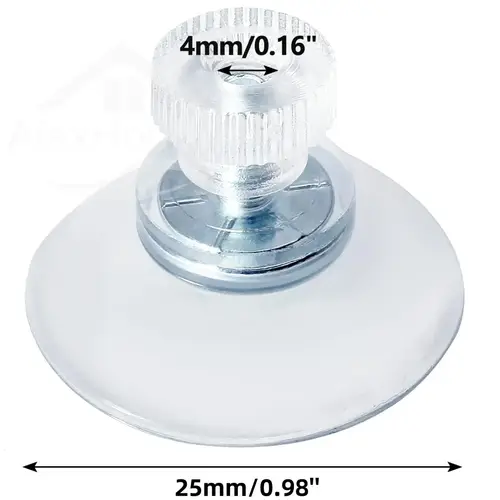 5/10Pcs Suction Cups with Screw 25/32/41/53mm Plastic Sucker Pad Holder PVC Sucker with Screw Nut for Bathroom Window Car Shade - Image 9
