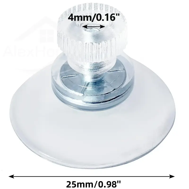 5/10Pcs Suction Cups with Screw 25/32/41/53mm Plastic Sucker Pad Holder PVC Sucker with Screw Nut for Bathroom Window Car Shade - Image 9