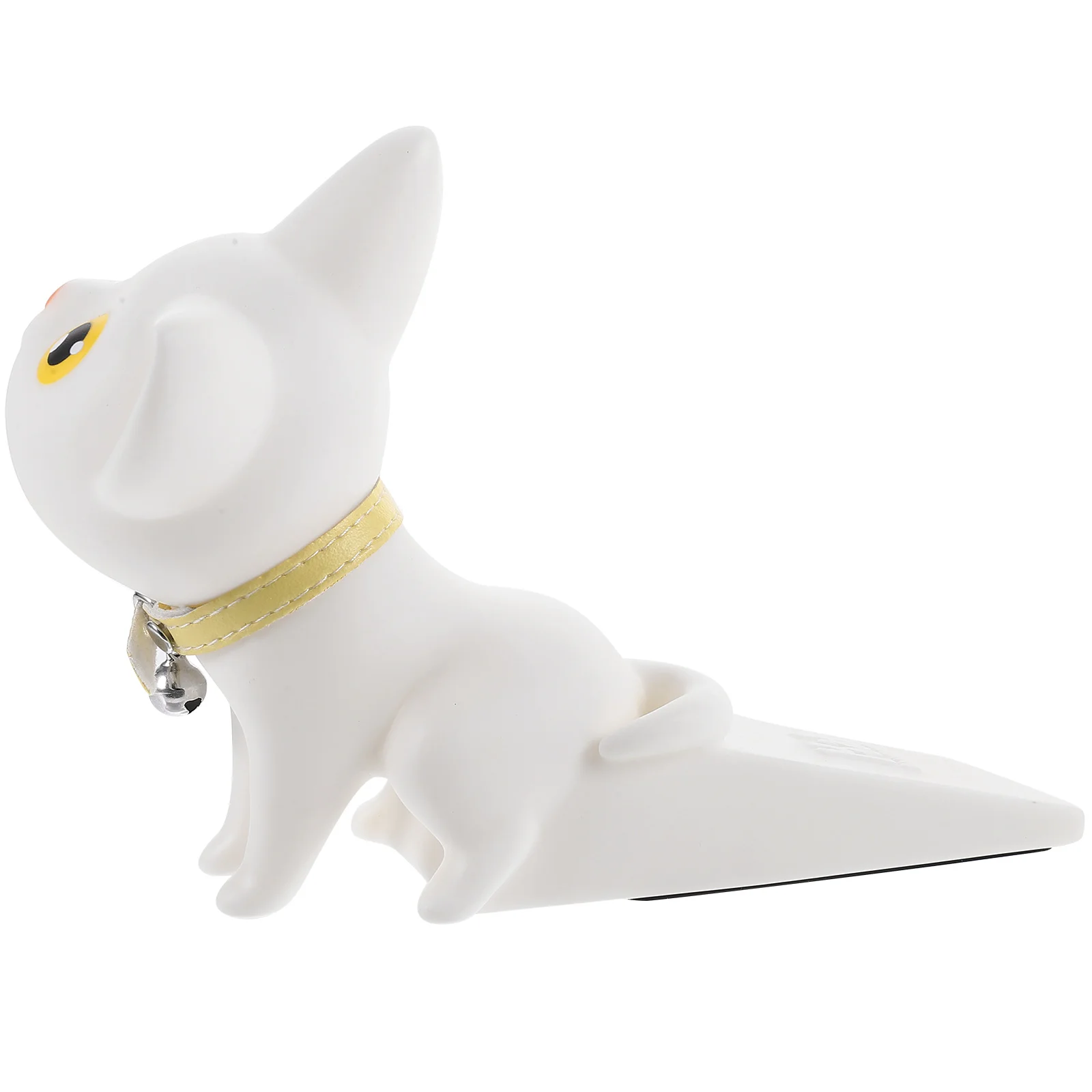 

Practical Cartoon Cat Shape Designed Daily Use Door Stopper Home Decoration (White)