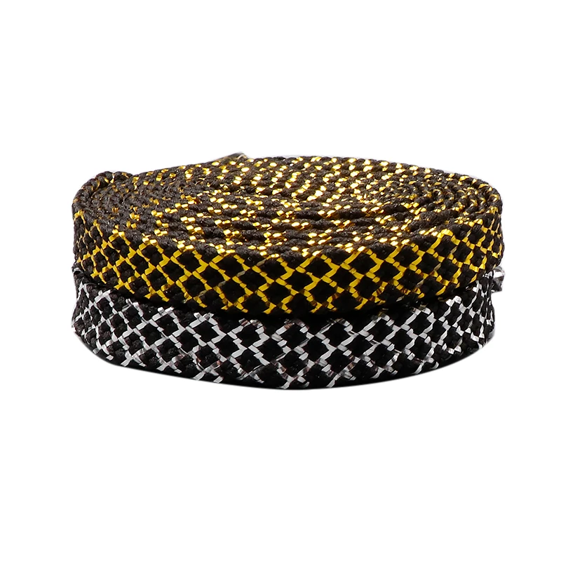 

Coolstring 8 мм пара аксессуаров для обуви, более дешевая металлическая пряжа, блестящие шнурки, грубая текстура для деловых мужчин, кожаные шнур...