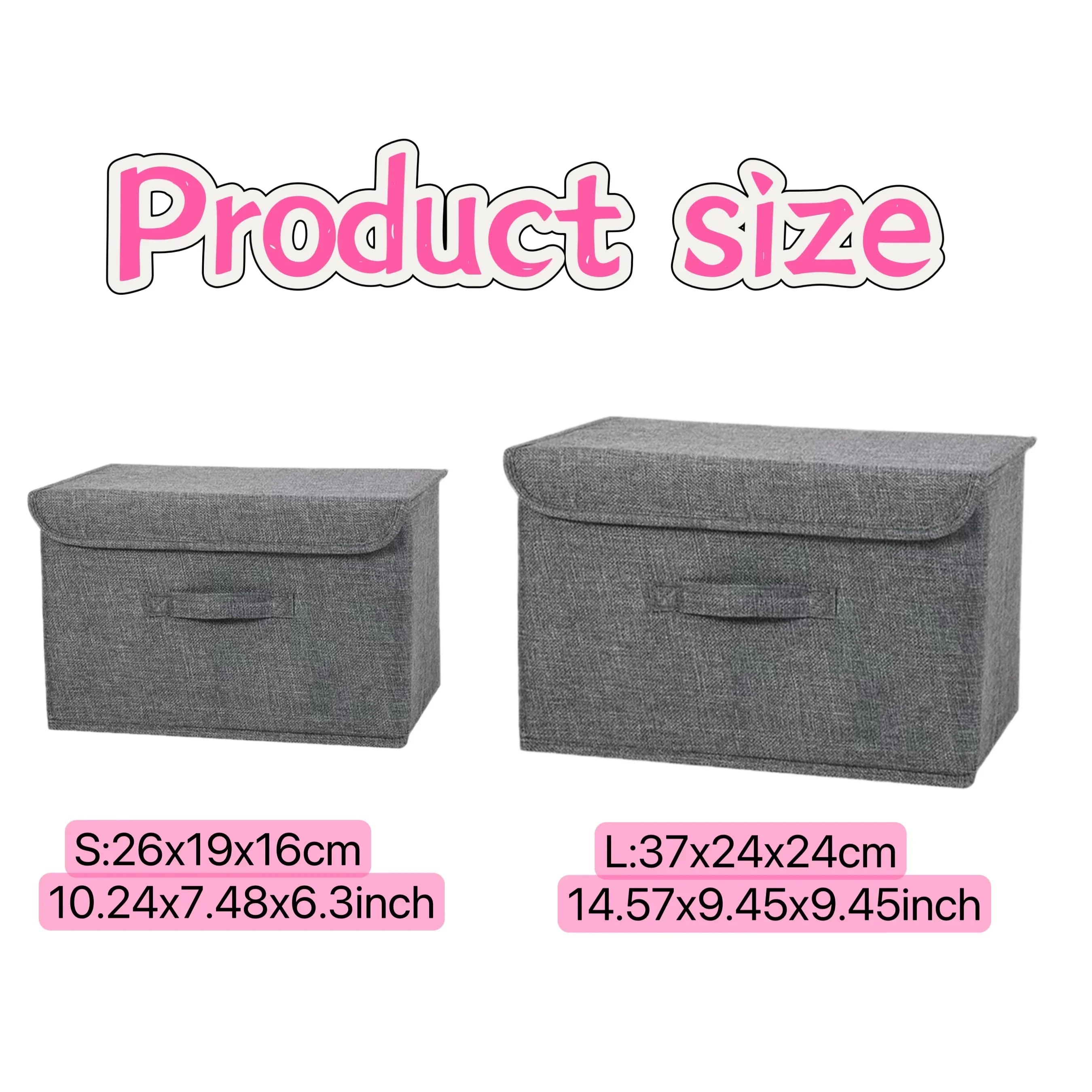 Non Woven Fabric Storage Box Home Supplies Clothing Pants Underwear Sock And Kid Toy Foldable Storage Organizer Cosmetics 2