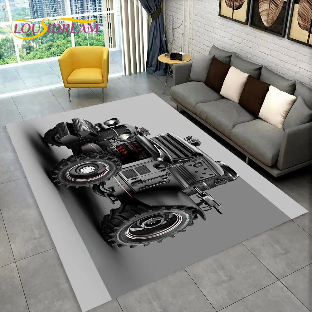Car Tractor Series Pattern Floor Mat