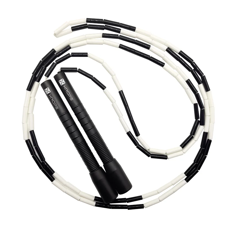 NEVERTOOLATE XROPE 7mm low air resistance hard beads jump skipping rope beaded skip Professional competition 2.9m long handle 5