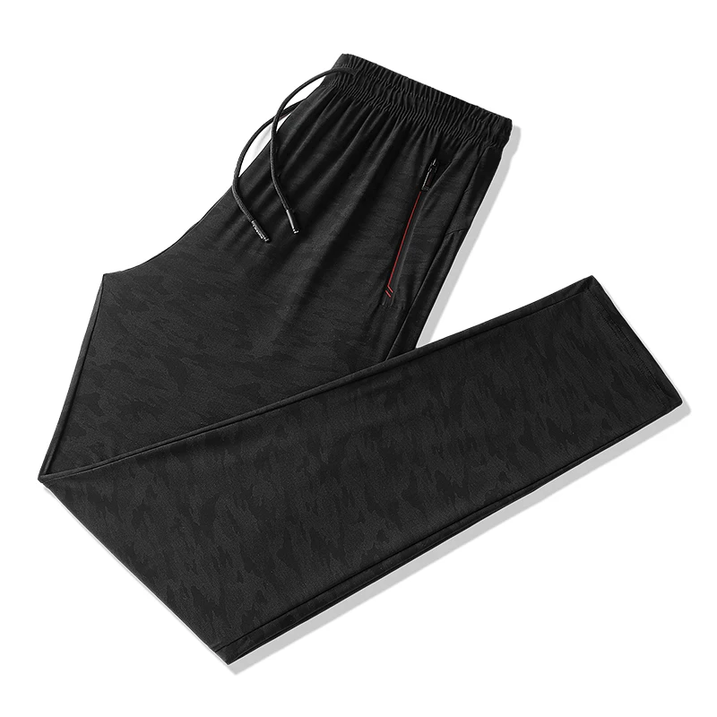 

High Quality Men Camouflage Ice Silk Pants Men Sporting Trousers Fashion Mens Thin Cool Summer Camo Sweatpants Plus Size 9XL