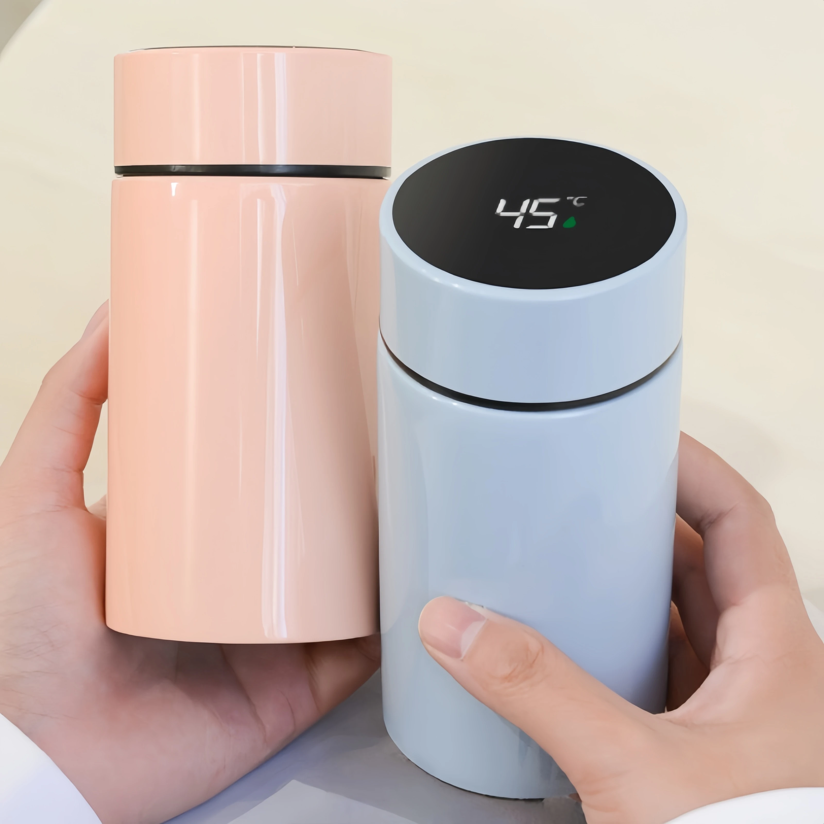 Stainless Steel Thermal Water Bottle with Temperature Display