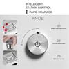 ASRAS New Cup Rinser kitchen Sink 304 Stainless Steel 4mm Thickness Handmade Brushed Sink High Pressure Cup Washer kitchen Sink 5