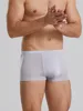 New arrival men knitted silk mid-waist boxers,natural silk unopened crotch U convex high-end underwear men 4