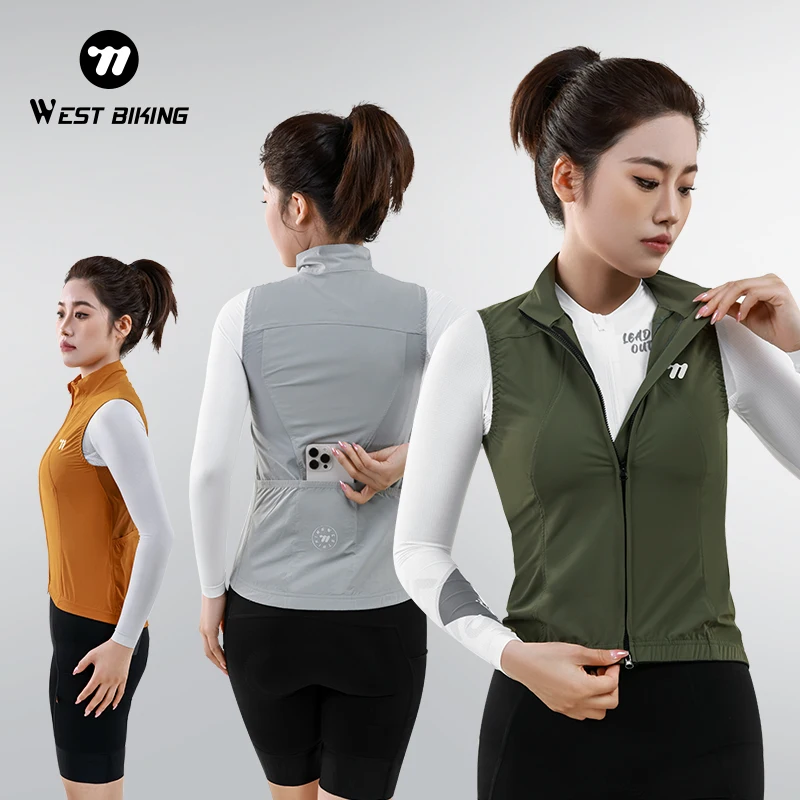 سترة ركوب الدراجات النسائية من WEST BIKING للربيع...