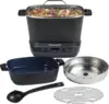 DELUXE 7.5 Quart Digital Multi-Cooker with Automatic Paddle to Stir and Shred, 9 in 1 programmable presets to Sauté, Sear, and B 1