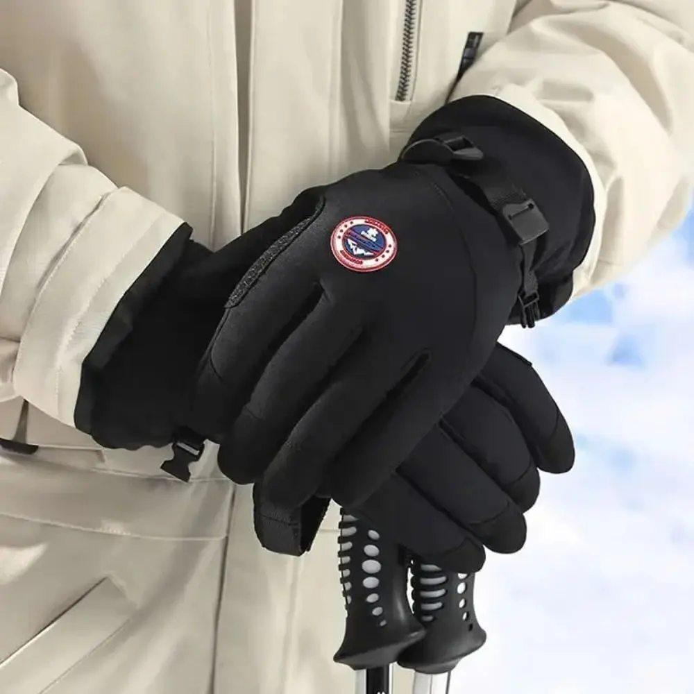 

Waterproof Winter Ski Gloves Fashion Thicken Warm Non-slip Warm Gloves Touch Screen Windproof Cycling Gloves