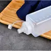 1/3/5PCS 800/1000ml Plastic Sauce Bottles Squeeze Sauce Flask Large Caliber Dustproof Household Seasoning Flask Kitchen 4
