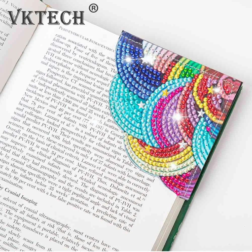 4/6/9pcs Corner Cover Bookmarks Fruits DIY Diamond Art Bookmarks Craft Book  Lovers Page Book Marks Gift for Beginner Adults Kids