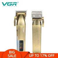 VGR V688 Hair Clipper Professional Personal Care Rechargeable LCD USB Speed Trimmer For Men Barber Haircut Salon Home Vgr 688 1