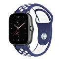 9 blue and white