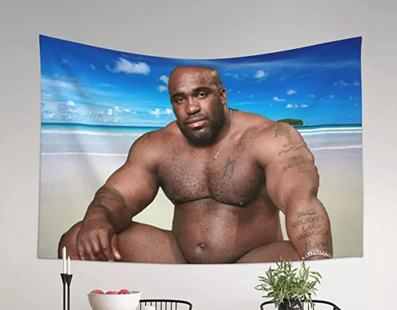 

Funny Tapestry Meme Tapestries Wall Hanging Barry Wood Sitting On Bed Tapestry For Living room/Bedroom/College Room/Hostel