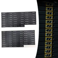 10LB-200LB/340LB Fitness Equipment Weight Identification Stickers PP Plastic Number Weight Stack Label Gym Weight Block Parts 1
