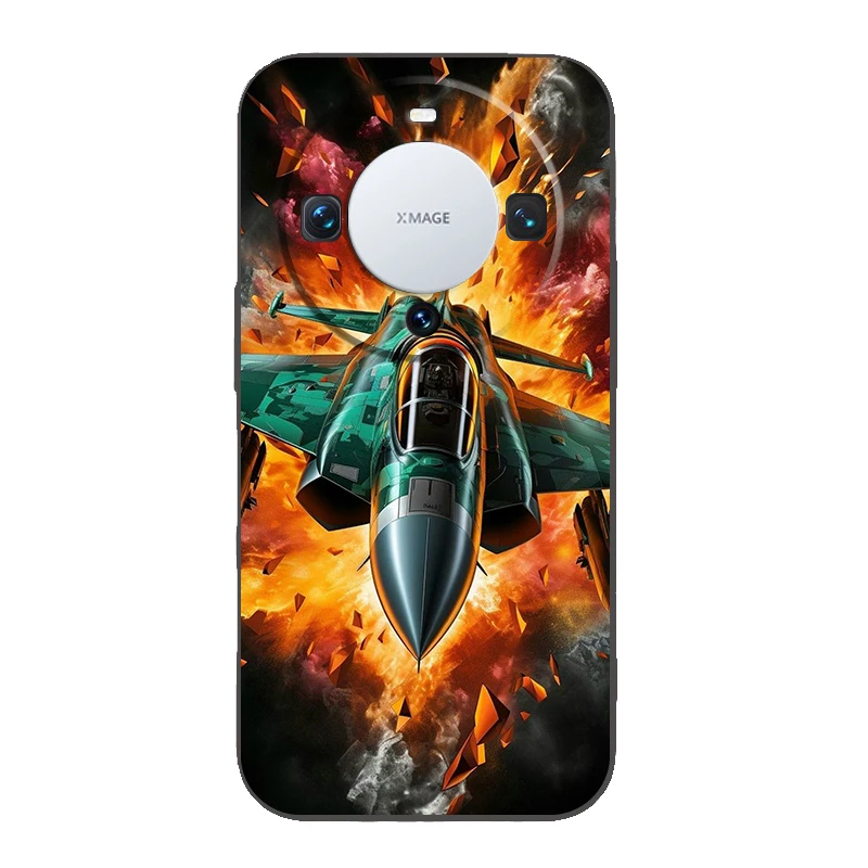 Sky Jet Fighter Silicone Phone Case Cover - Durable Protective Design