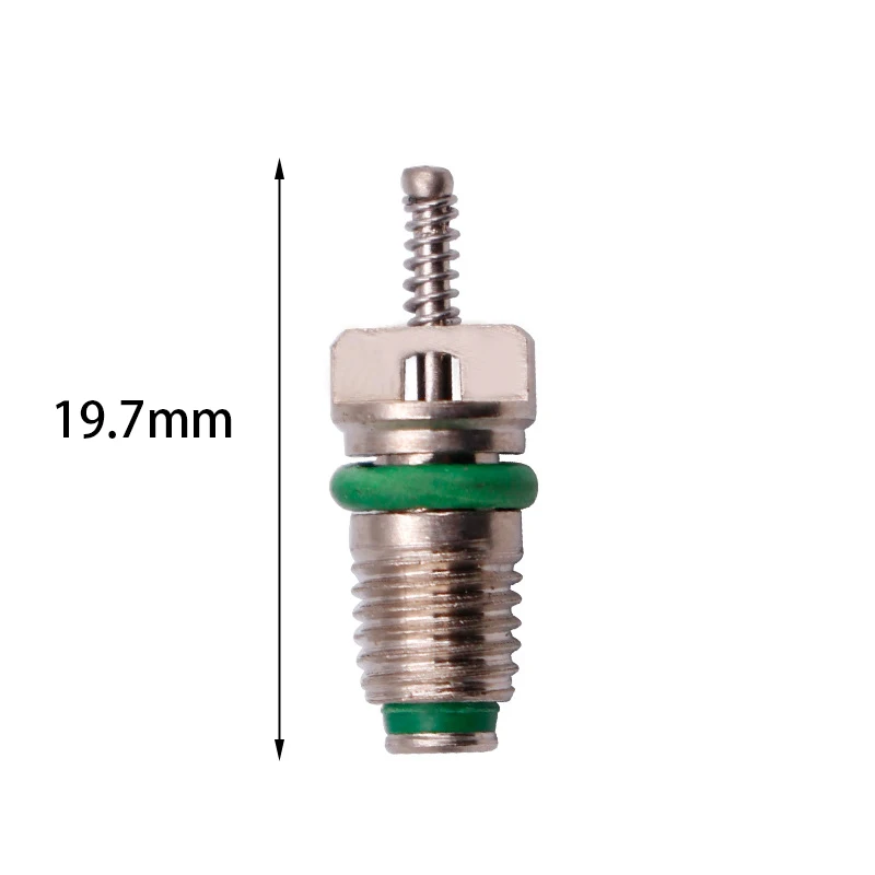 자동차 에어컨 코어 바늘 수리 키트, 내열 차량 액세서리, AC R134A 밸브 코어, 10 개/세트