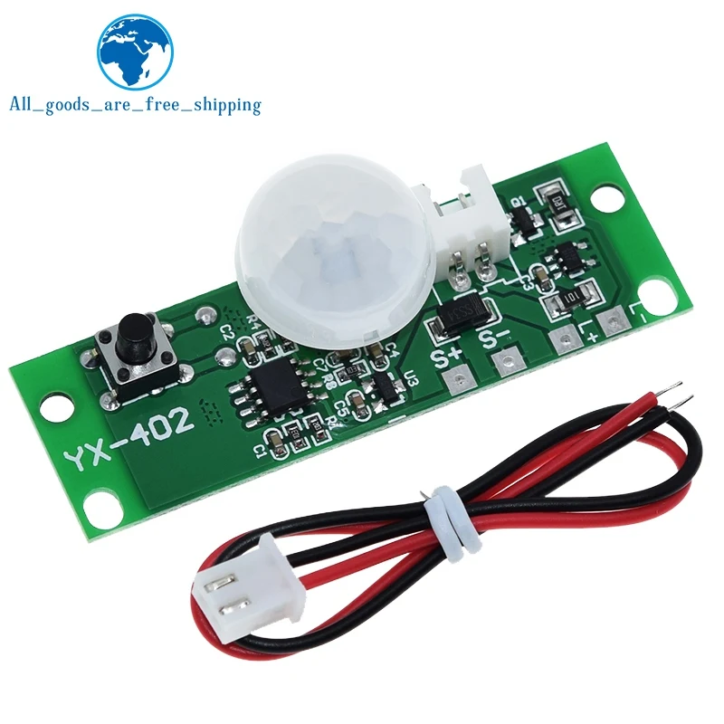 3,7 V Solar Lampe Board Control Sensor Nachtlicht Modul Controller Modul Infrarot Menschlichen Körper Induktion Solar Platine