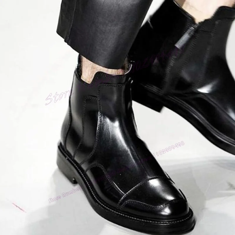 Рисунок 2 - Черные мужские Ботильоны челси