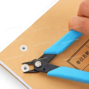 Kit di Strumenti Professionali per Ufficio e Industria per Rilegatura Documenti e Manutenzione Tubi Pneumatici con Attrezzi per Sigillatura e Perforazione