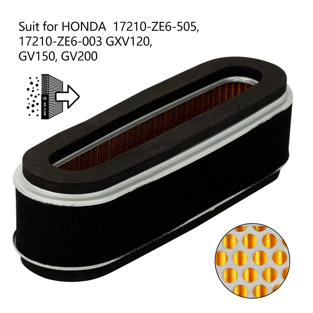 Kit Filtre à Air & Bougie Pour Tondeuse Honda GV150 GV200 GXV120 - Compatible HR195 HR214 HR215