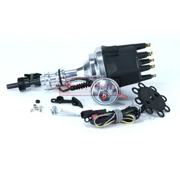 SherryBerg Pro Series Ready to Run R2R Distributor - Compatible For Ford SB Small Block Windsor 289/302W, V8 Engine Black Cap