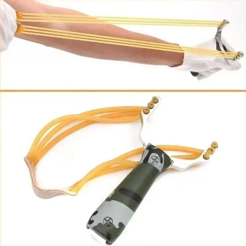 Card Ball Powerful Metal Slingshot Outdoor Hunting and Shooting 2 Styles