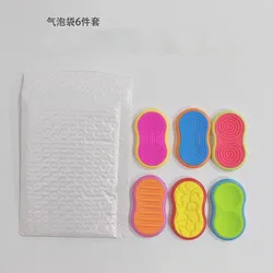 Children's Magnetic Silicone Fidget Toy - Textured Sensory Decompression Slider (6 Pieces - Bagged)