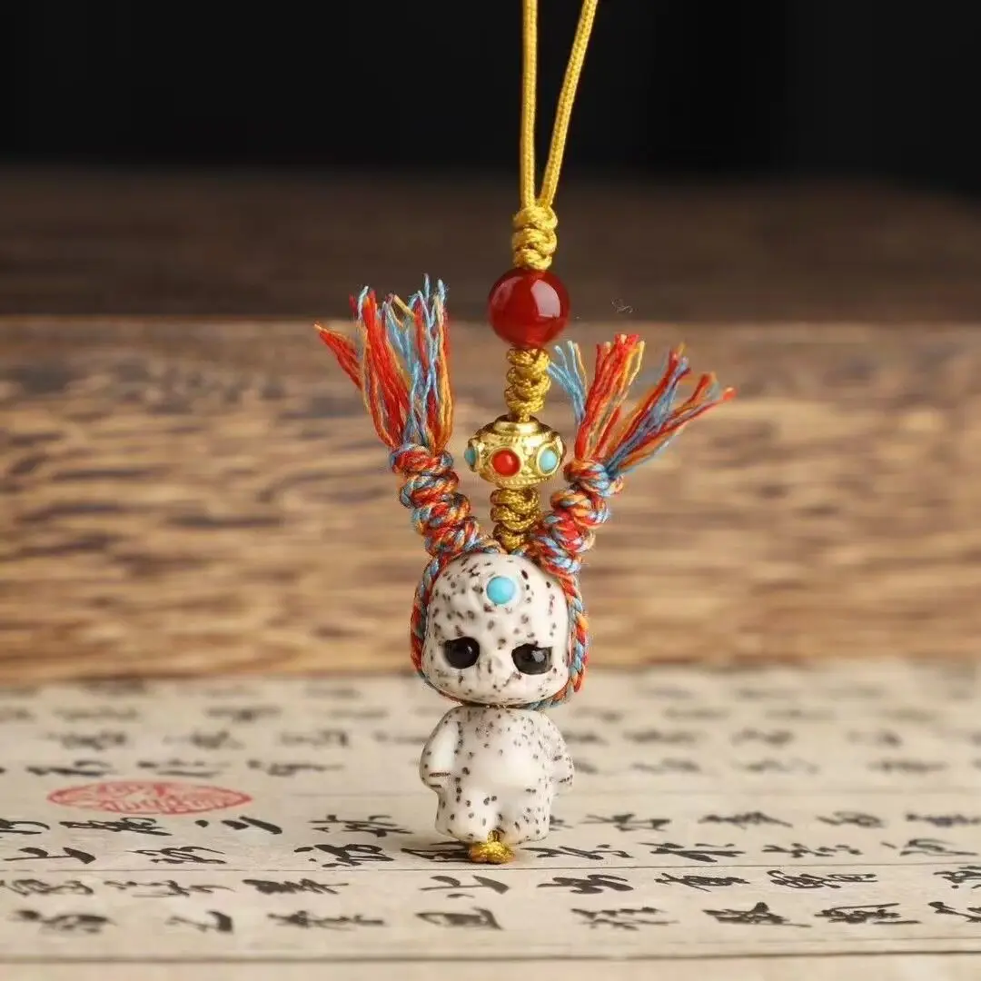 Оригинальная Милая цепочка для телефона Xingyue с маленьким Адаем Бодхи изысканный кулон ручной работы плетеная веревка брелок в старинном стиле