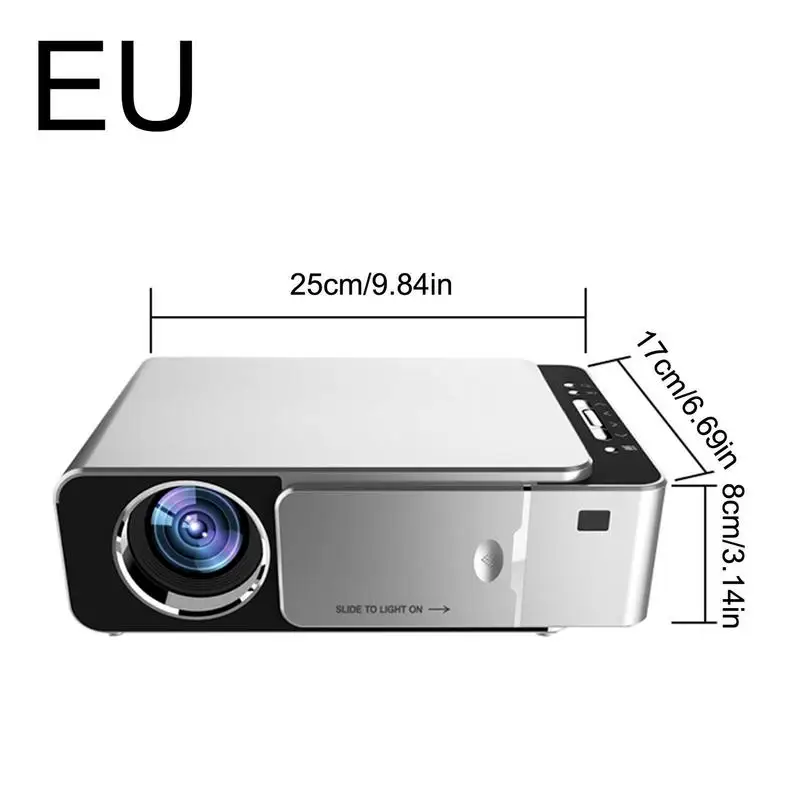 휴대용 소음 감소 휴대폰 프로젝터, 1080P 휴대용 영화 프로젝터, 스마트 홈 프로젝터, 깔끔한 프로젝터