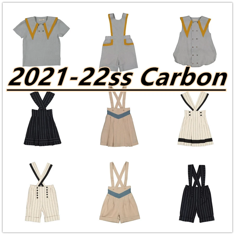 boutique baby dresses 2022 Spring and Summer New Children's Clothing CARBON Brand Navy Style Party Dress Princess Dress Bridesmaid Dresses baby dresses cheap