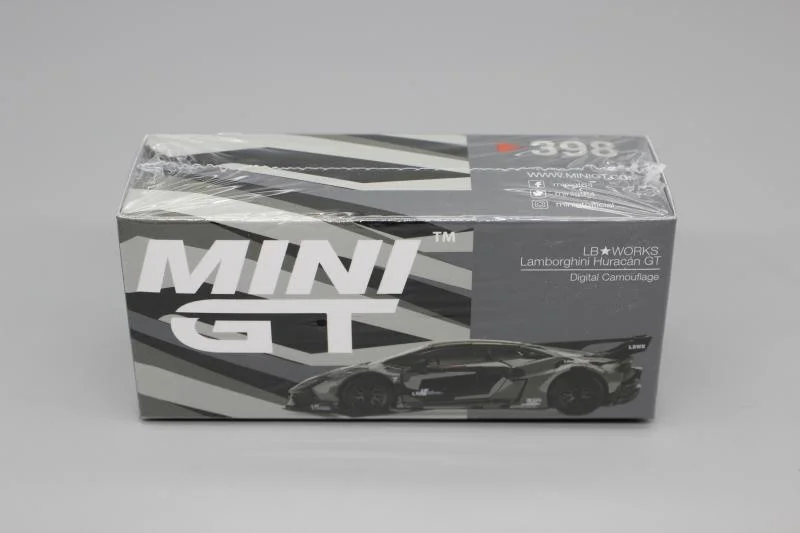 MINI GT 1:64 LB Huracan GT Digital Camouflage Alloy Car Model 398